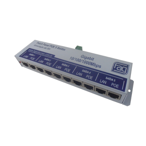 Patch Panel POE Giga Lan - 5 Saídas